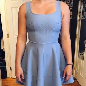 LIGHT BLUE SKATER DRESS